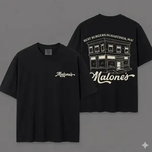 Malone's Vintage Diner Shirt, Retro Burger Restaurant Tee, Hockey Romance Shirt, Briar U Sweatshirt, Campus Hockey 59H WBB