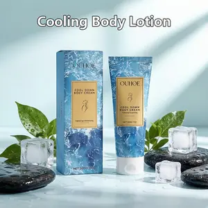 Cooling Body Lotion, Moisturizing and Hydrating, Moisture Rich Formula, Moisturizer, Deeply Nourishing, Relieves Sunburn, Improves Dry Skin, Refreshing Skincare Cream