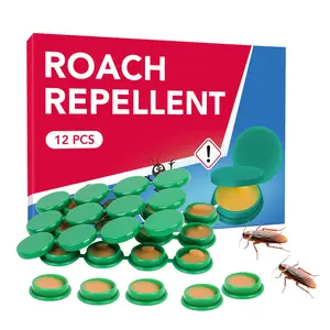 Pet Safe Roach Killer Bait Stations - Child & Pet Friendly Roach Repellent Gel - Long-Lasting Hidden Design for Kitchen, Bathroom - No Odor, Easy Use - Kills Roaches Effectively