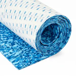 KXKZREN Premium Ocean Camouflage EVA Foam Boat Decking Sheet, Marine Strong Adhesive Backing Flooring, Non-Slip Traction Mat for Boat, Surfboard, RV, Custom Cuttable Self-Adhesive Deck Pad Accessory