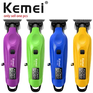 Kemei Km-1693 Professional Hair Clipper, 7000 Rpm, Gapless Blade, USB Rechargeable, Precision Trimming Tool for Men & Women