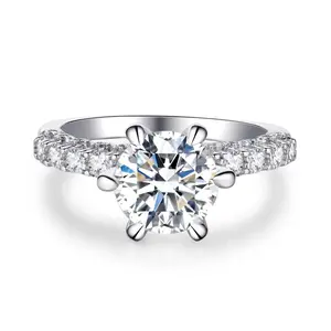 【#X04】(Moonlight)925 Sterling Silver SyntheticMoissanite rings