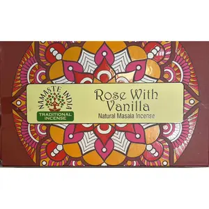 Incense Stick - Namaste India - Rose with Vanilla