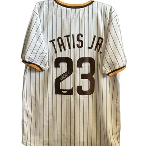 Fernando Tatis Jr. Autographed Padres Baseball Jersey #23 Sports Memorabilia for Fans - JSA Certified - New Authentic Jersey