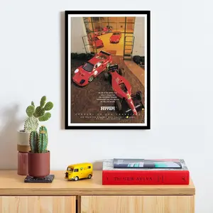 Ferrari Vintage Advertisement Poster
