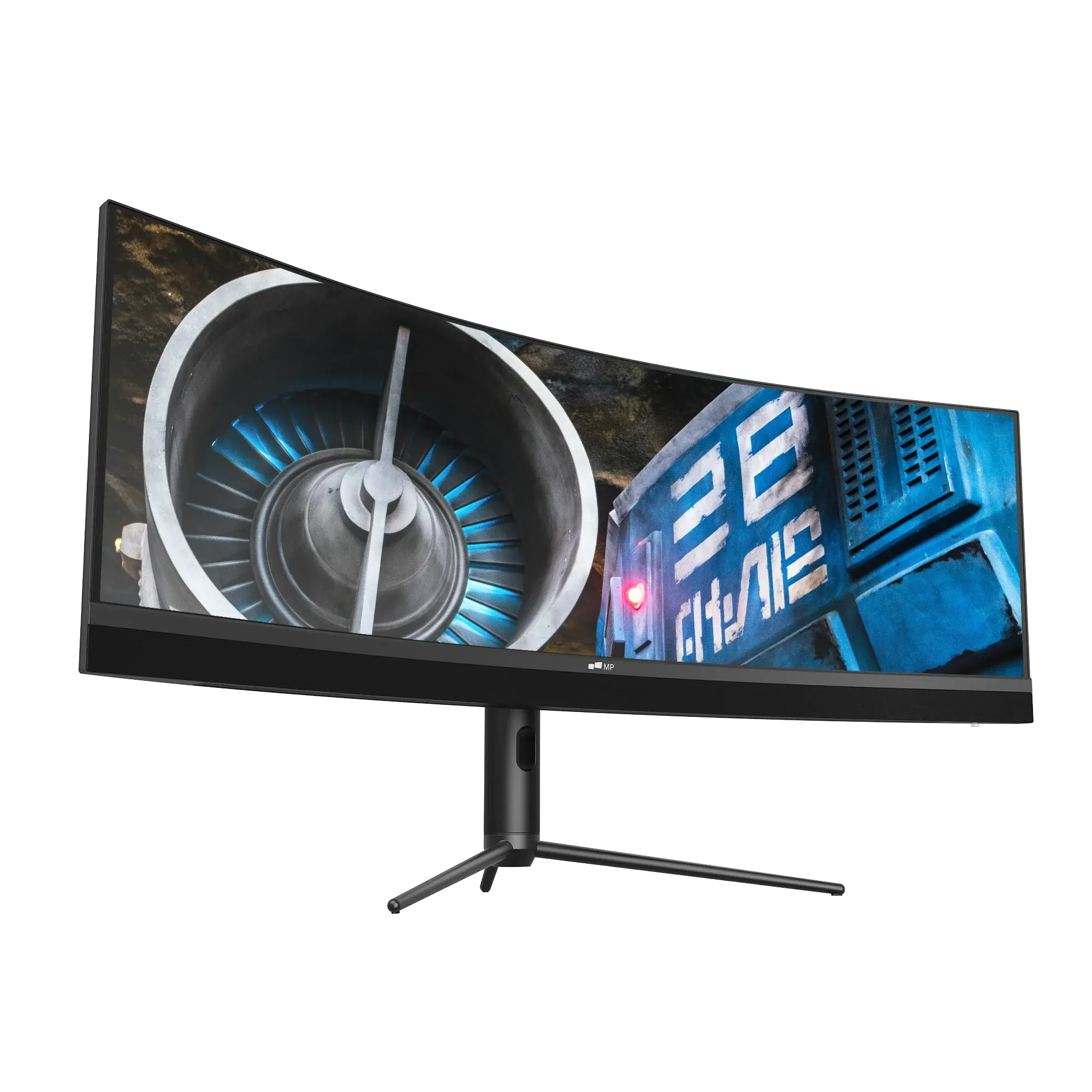 Dual QHD 45" Curved Monitor with 32:9 Aspect Ratio 1500R Curvature for Stunning Panoramic Views