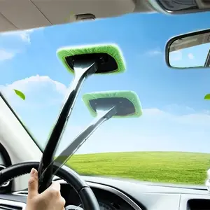 Car Windshield Anti-Fog Brush, 1 Set 180 Degree Rotatable Car Window Cleaning Brush, Efficient Anti-Fog Cleaning Tool for Car Window