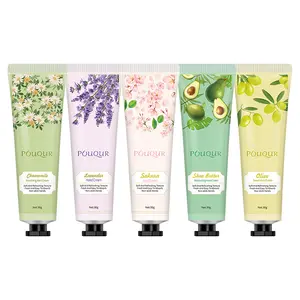 Scented Hand Cream Set with Five Fragrances, Buy 1 Get 1 Moisturizing Hand Lotion, Fast Absorbing Hydration for Dry Skin, Travel Friendly Size for Office, Bag and Daily Care