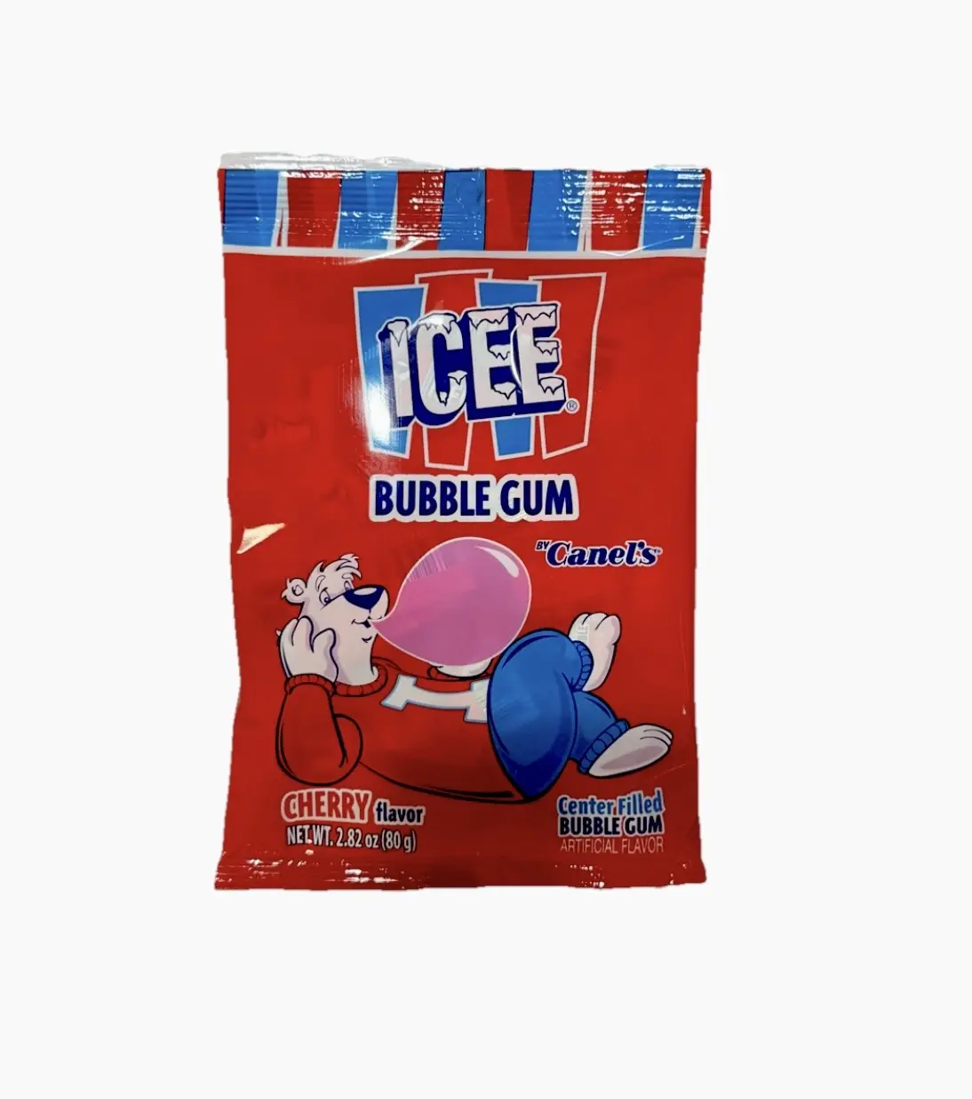 ICEE Cherry Flavor Bubble Gum with Liquid Filled Center by Canel's ICEE Cherry Flavor Bubble Gum with Liquid Filled Center by Canel's