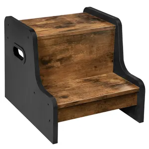 HOOBRO Step Stool for Kids, Two Step Toddler's Stool, Kids Potty Training Stool with Handles, Non-Slip Pads for Safety, for Sink, Bathroom, Bedroom,#SpringSale #BigSpringSale