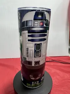 R2D2 Tumbler 20 oz with lid & Straw