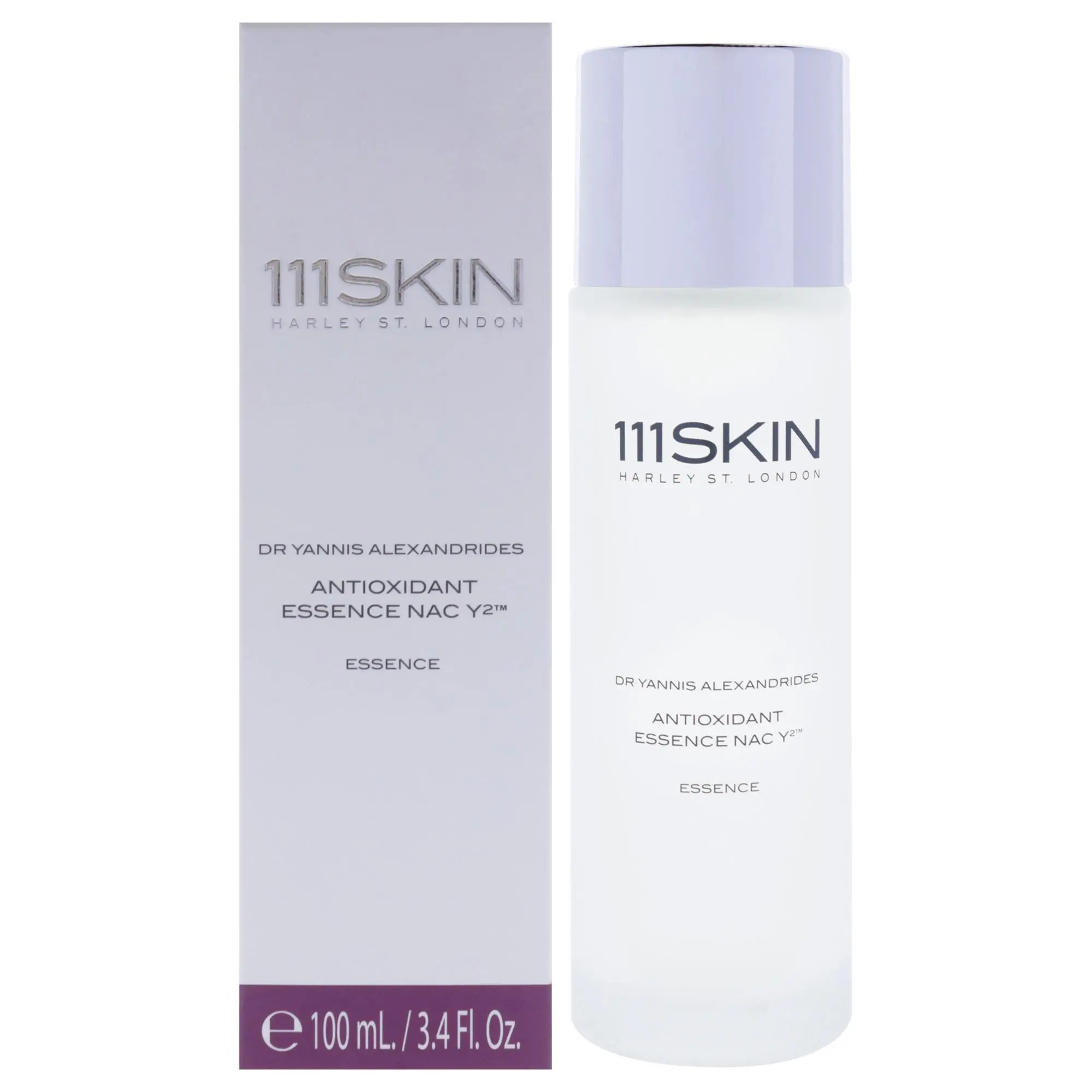 111Skin Unisex NAC Active Antioxidant Essence Y2 Daily Toner - 3.4 oz (100ml) for All Skin Types
