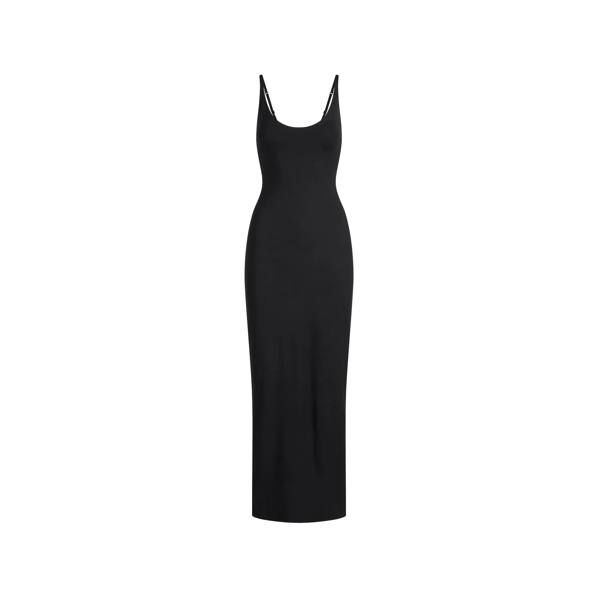 SKIMS SMOOTH LAYERS SCOOP NECK LONG DRESS