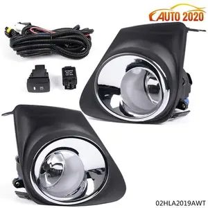 Fit For 2011-13 Toyota Corolla Clear Front Bumper Fog Light Driving Lamps+Switch