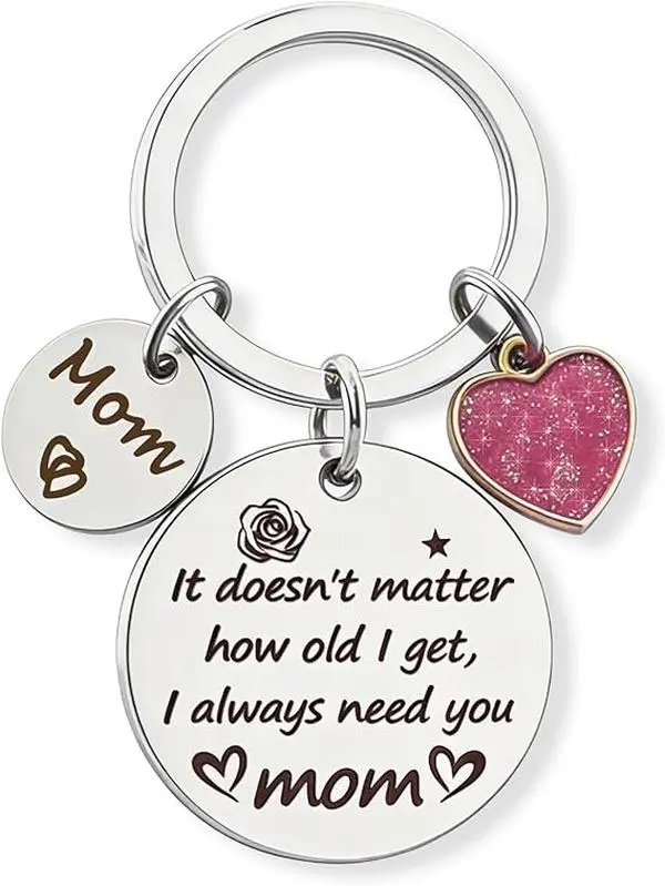 Mom Birthday Gifts from Daughter Son Mom Keychain for Easter Thanksgiving Gifts Christmas Stocking Stuffers