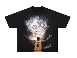 Vintagge Tees Lebron James Graphic T Shirt Cotton Menswear graphic tee shirts men gifts