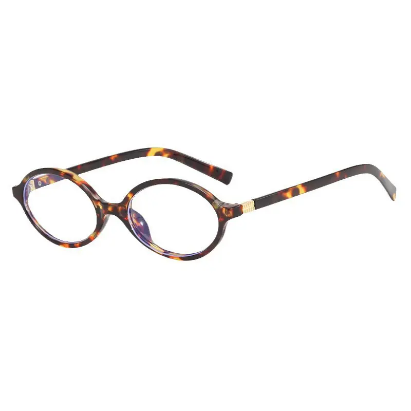 2000s Aesthetic Oval Tortoise Shell Glasses, Lightweight Anti Blue Light Eyeglasses- Y2K Style