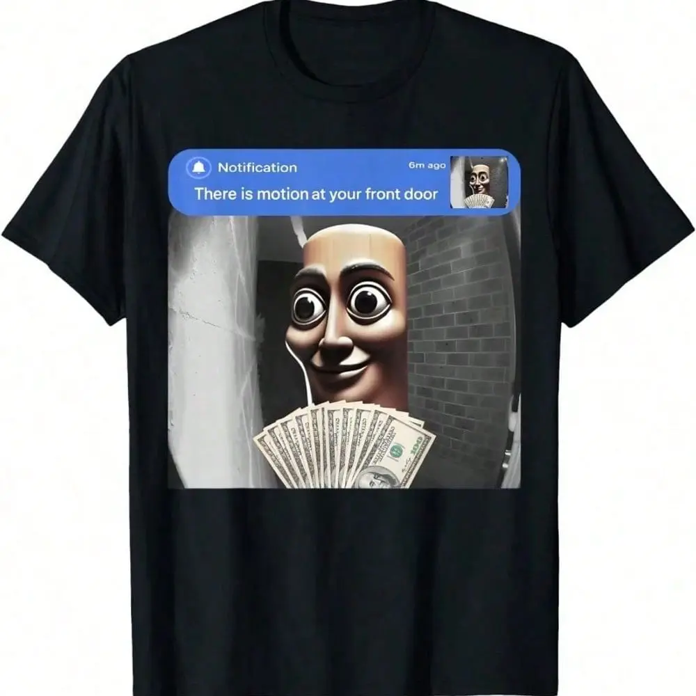 There Is Motion At Your Front Door Tung Tung Tung Sahur Meme T-Shirt