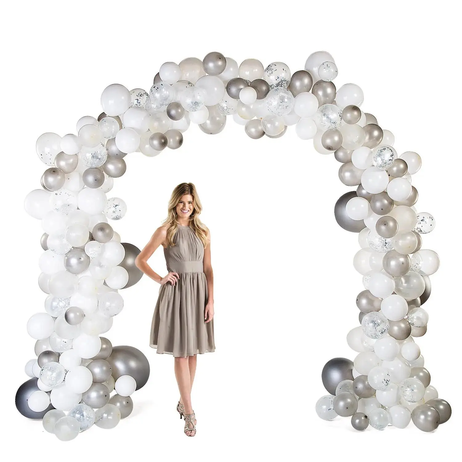 8 Ft. x 9 Ft. Classic Balloon Frame Standing Metal Arch