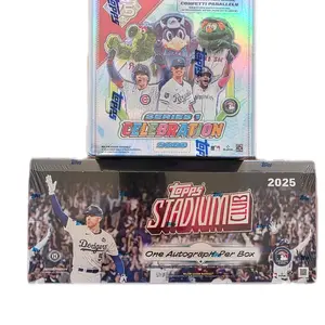 B502- 1-2025 Topps Stadium Club Hobby and 1-2026 Topp Celebration Box Break
