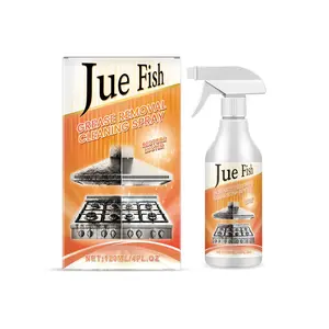 Jue-Fish Grease Remover Cleaning Spray, Multi-Purpose Kitchen Counter Top Oven Grease Remover Cleaning Spray