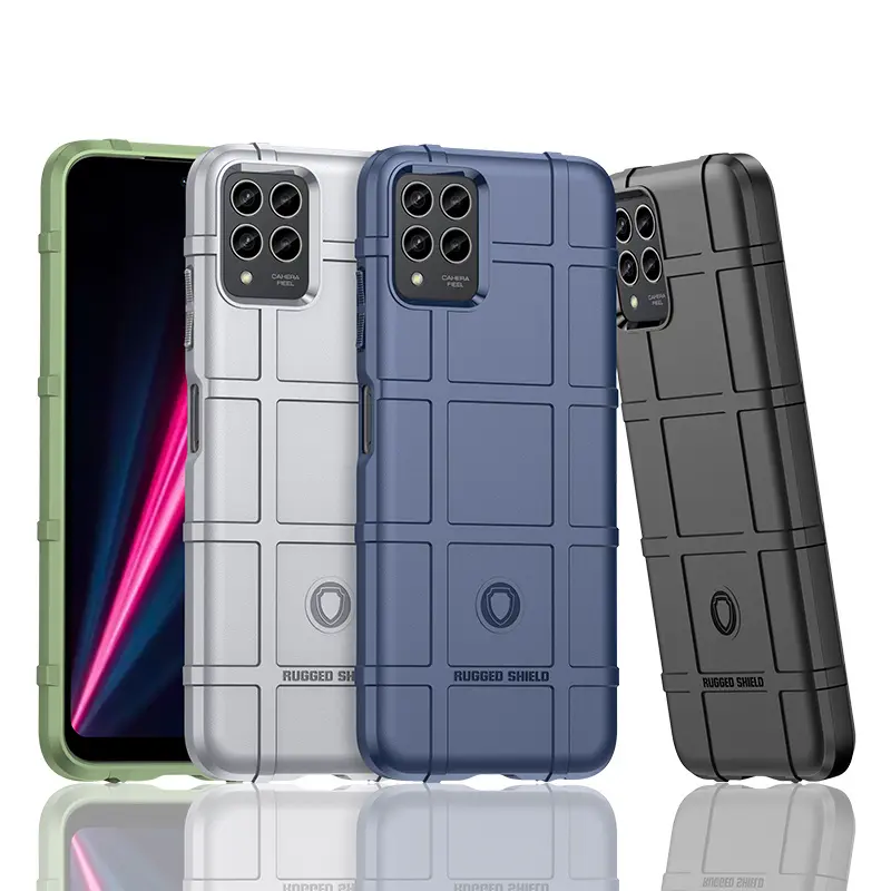 Shockproof Rugged Shield Matte TPU Case for T-Mobile Revvl 6 6x Pro 5G T Phone  Pro 5G Protective Cover Fundas Coque Capa - TikTok Shop