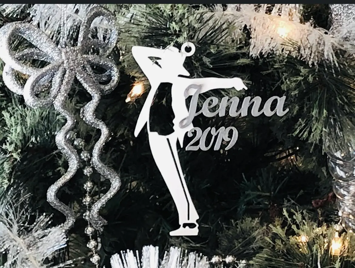 MJ Personalized Christmas Ornament Smooth Criminal Jackson Michael