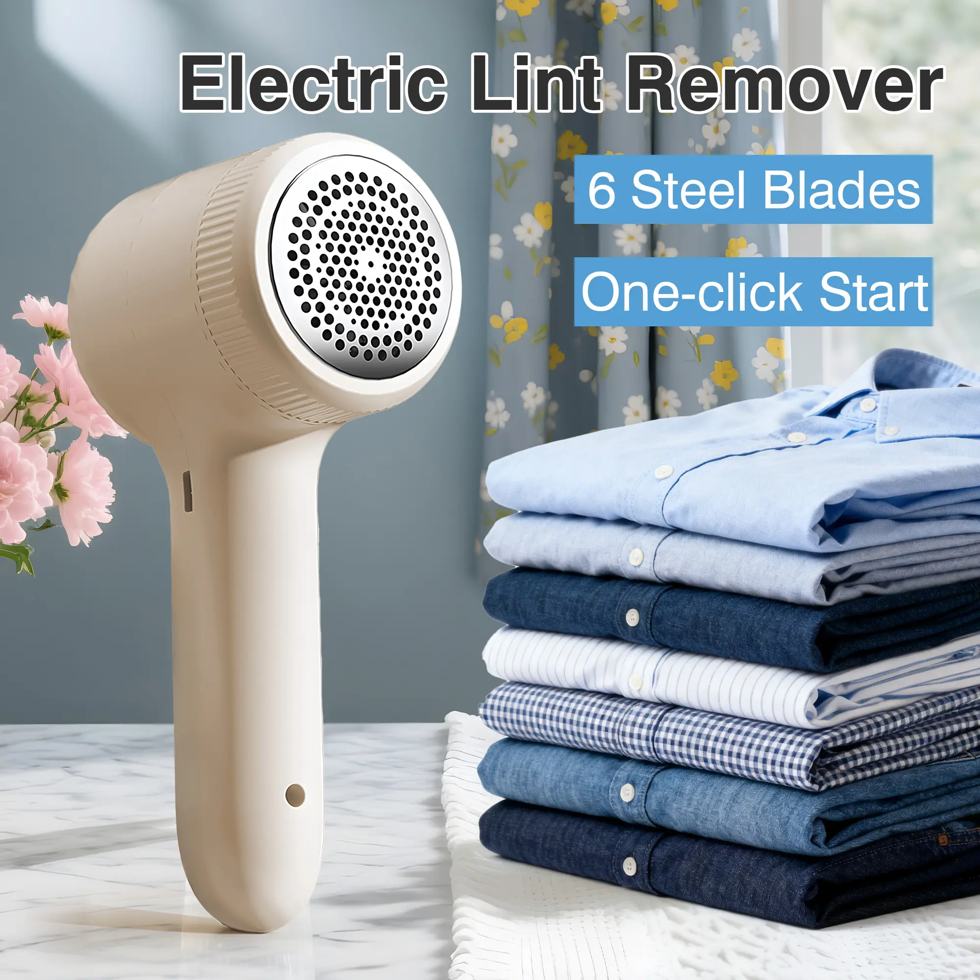 Rechargeable Fabric Shaver Lint Remover - 1 Count Mini Compact Pocket-Size Easy Remove Lint Remover for Travel, Luggage-Fit Household Appliance to Keep Clothes Fresh on Trips, Lint Removal, Easy Remove Lint Removers