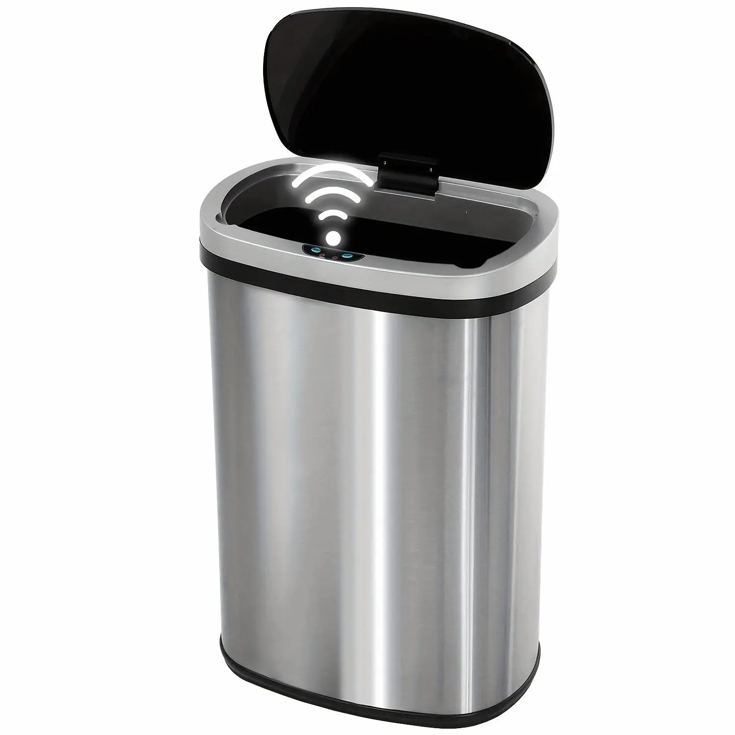 13 Gallon Trash Can Kitchen Waste Bin 50L, Automatic Garbage Can Touchless Motion Sensor, for Office Bedroom Living Room Trash Can