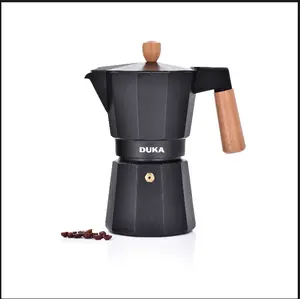 Black 3 Cup Stovetop Moka