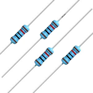 40 count 10K Ohm Metal Film Single Fixed Resistor 1/2 W (0.5 Watts) 1% Tolerance, (10K R, 10K ohm, 10K ?) Resistor