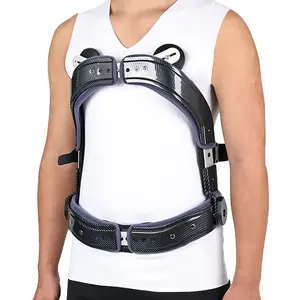Thoracic Lumbar Sacral Orthosis Brace, TLSO Back Brace for Spinal Hyperextension Correction, Scoliosis Kyphosis Posture Corrector, Adjustable Spinal Support for Compression Fracture Recovery