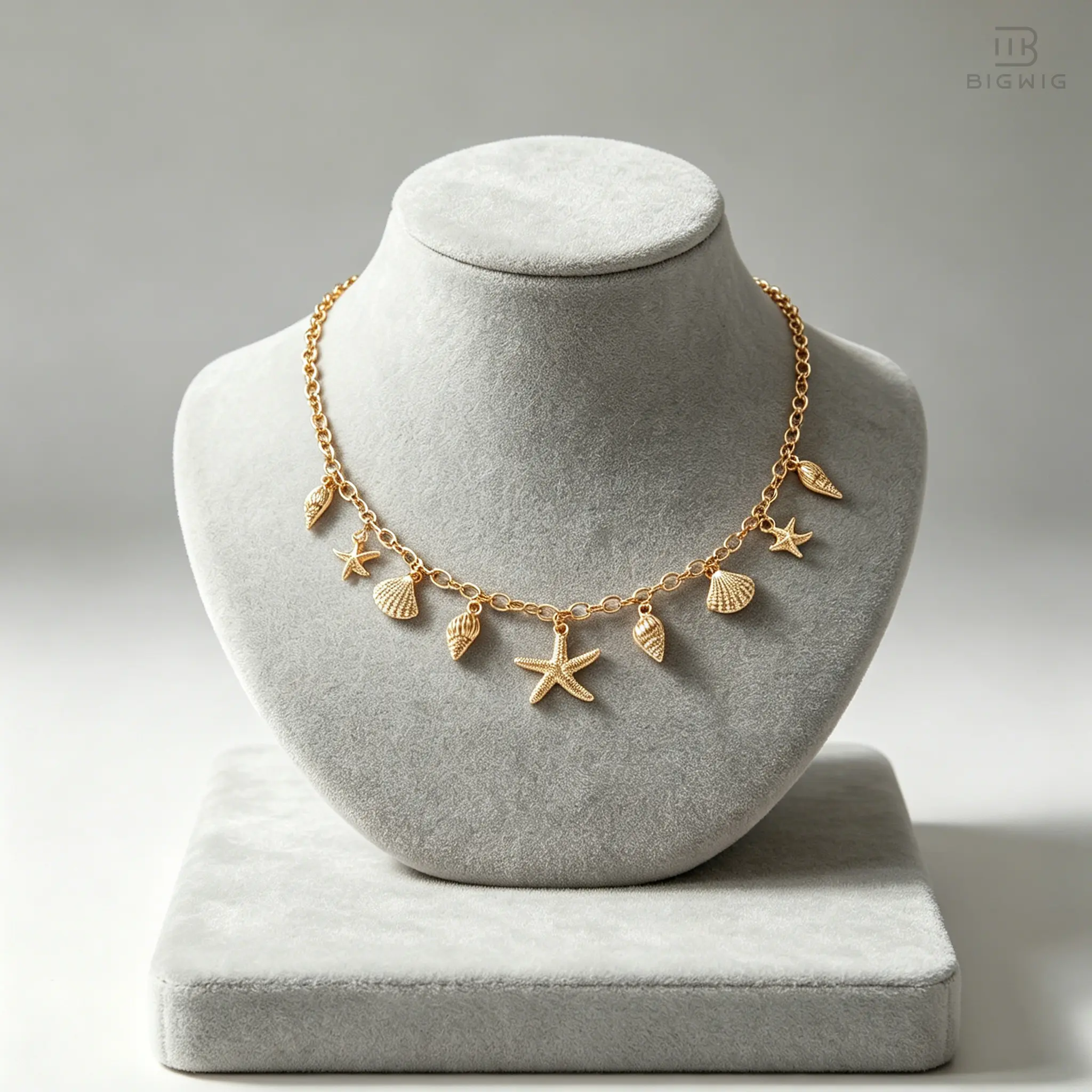 Women's Boho Shell-Starfish Necklace - Assorted Shell Beach Jewelry, Dainty Adjustable Conch Choker, Summer Ocean Vacation Essentials, Ideal for Mother’s Day, Valentine’s Day Beach Look, Back-to-School Boho Necklaces