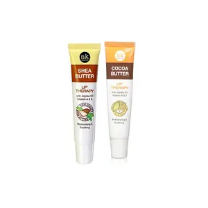 [2 Pack Bundle] Nicka K New York Hydrating Lip Therapy Shea Butter and Cocoa Butter Lip Therapy for Moisturizing, Soothing and Nourishing your Dry and Chapped Lips