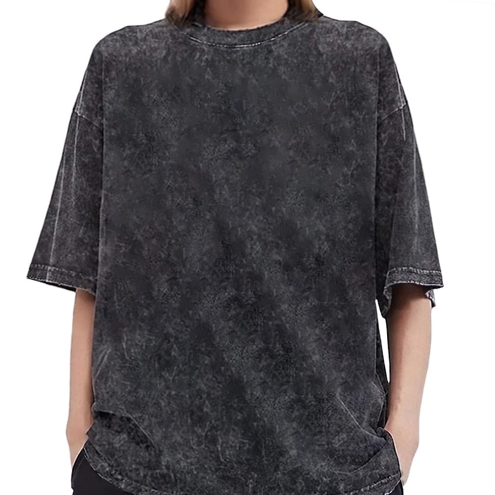 Multicolor Vintage Washed T Shirt 100% Cotton Oversized Acid Wash Tee for Men Women Casual Summer Streetwear Loose Fit Everyday Essentials Soft Breathable Top Stadium Outfit Holiday Vacation Look Daily Casual Style