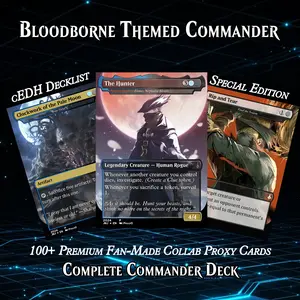 ️ BLOODBORNE THEMED MTG PROXY COMMANDER DECK – PREMIUM COLLECTOR SET