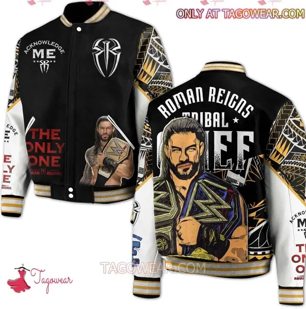 Roman Reigns Head Of The Table We The Ones Baseball Jacket KMH Varsity Jacket Unisex Jacket