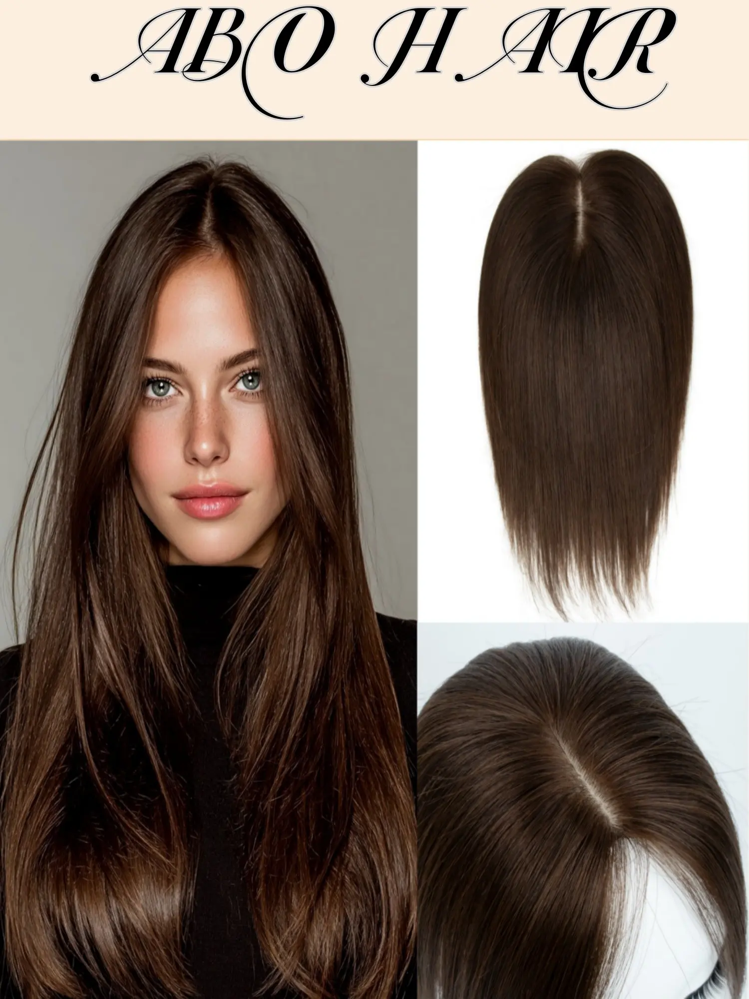 7x11cm Human Hair Topper, Natural Look Extension, Easy to Use, Perfect for Daily Wear, Enhance Your Hairstyle Effortlessly, Human Hair Toupee