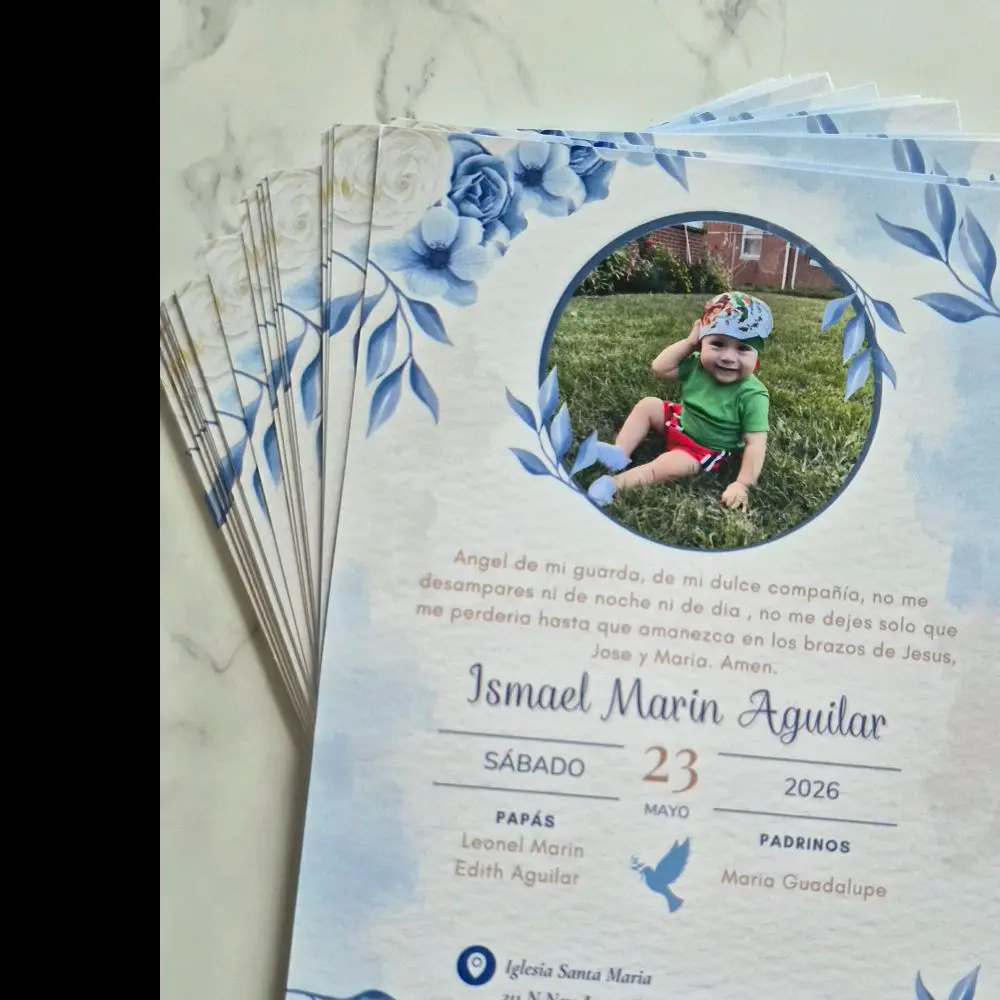 25 Custom Printed Invitations | Personalized Invitations for Any Event