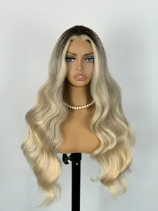 VELAIRE HAIR Women's 26in HD T-Part Heat Resistant Synthetic Loose Body Wig, Pre-Cut Pre-Plucked Glueless Lace Front Wear-and-Go Wig, Wedding & Beach Ready, Synthetic Wig