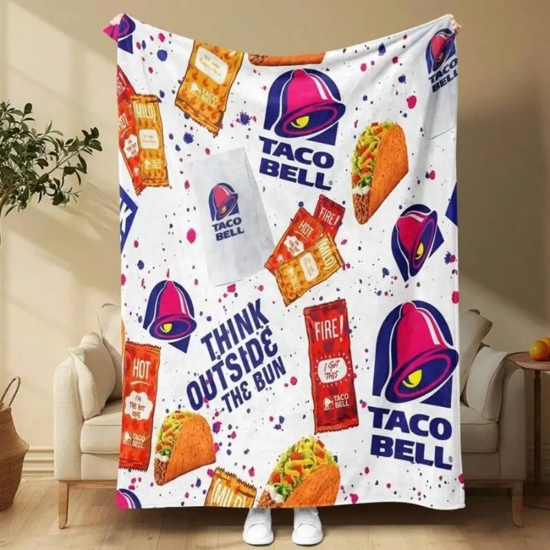 Adorable Themed Ultra-Soft Heavyweight Flannel Blanket - Queen Size 1-Piece Multi-Size Throw, Lightweight Warmth for Home/Sofa, Camping/Travel, Quality Home Decor Holiday Gift Idea