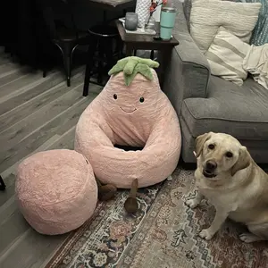 31" 24'' Bean Bag Chair for Kids, Memory Foam Filled Bean Bag for Teens & Kids, Ultra Soft Fabric Bean Bag Chairs for Playroom, Living Room, Bedroom