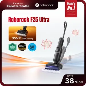 Roborock F25 series Ultra Steam Wet Dry Vacuum Cleaner, 356°F Steam Mop & 187°F Hot Water Cordless Vacuum Mop All in One, Floor Washer with Blue Light, 194°F Self-Cleaning, 180° Lay-Flat, AI Assitant Wheels #TikTokShopJumpstartSale #ces