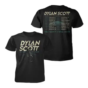 Dylan Scott Till I Can’t I Will Tour 2026 T-Shirt – Country Music Concert Graphic Tee, Men’s & Women’s Tops