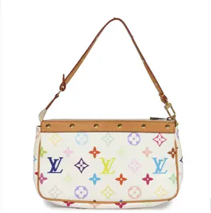 Pre-owned Louis Vuitton pvc Shoulder Bags MURAKAMI Multicolor Accessories Pochette Bag 4000024538301