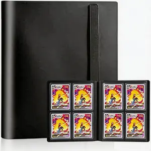 160 Card Slot Collection Card Holder, 9 Pocket Side Load, 20 Page Large Capacity Trading Card Album, Suitable for Mtg/yugioh/pokemon/arcade Cards, Trading Card Organizer