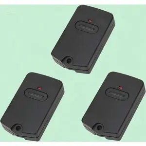 FM135 Single Button Remote Transmitter for Gate Opener, 3PCS Replacement Controller with Long Range Signal, Easy Installation, Reusable Wireless Transmitter for Garage  and Driveway Access adjustable    hinge door glass door lock window screen mount tape