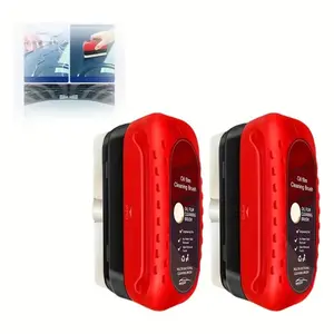 Car Windshield Cleaning Brush, Oil Film Remover with Sponge, Car Windshield Cleaning Tool, Car Glass Oil Film Removal Tool, Car Wash Accessories, Car Detailing Accessories