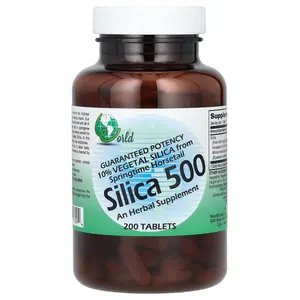 World Organic Silica 500, 200 Tablets (50 mg per Tablet)