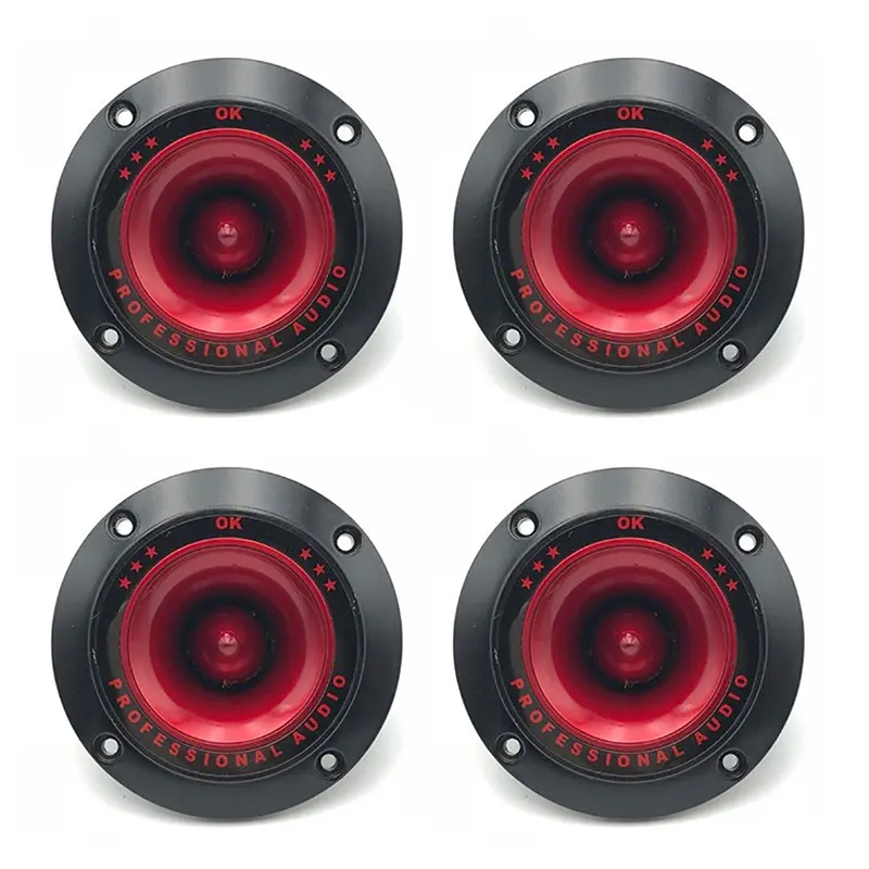 2/4Pcs 3 Inch Piezoelectric Tweeter Audio Speaker Treble Ceramic Piezo Loudspeaker for Hi-Fi System Car Audio